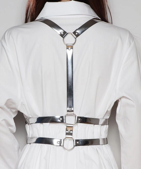 Black Double Strap Harness Belt | Suga - BTS - Fashion Chingu