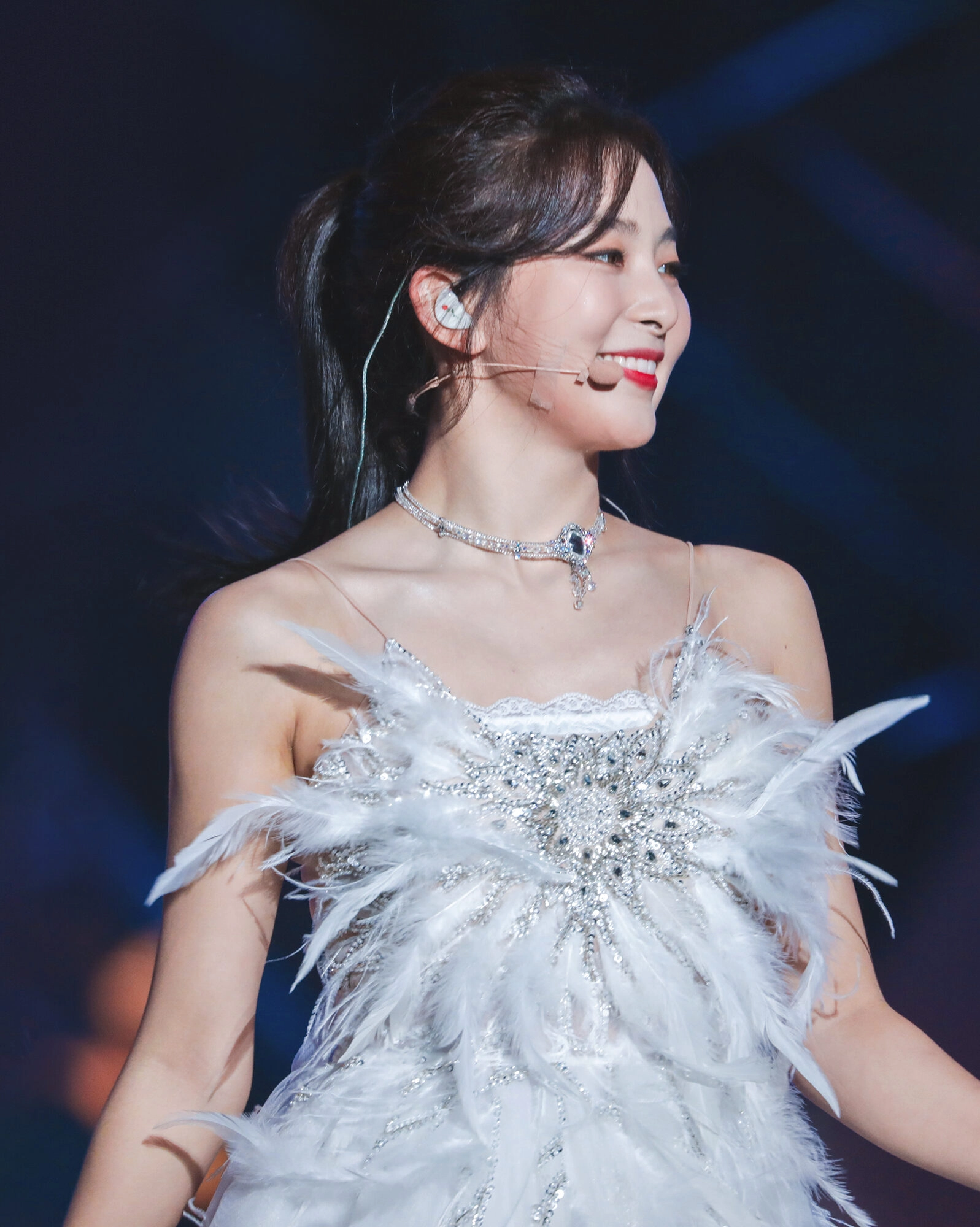 ◇TATIANA◇ [Red Velvet Seulgi wearing] (Silver 925) Multi-O Silver Heart Rhinestones Glasses | Seulgi - Red Velvet
