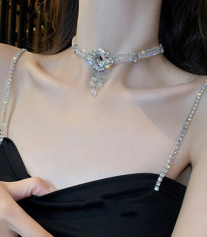 [commeD723] 韓国☆925Silver☆Concis 09 Choker ·Solid 925 Sterling Silver Choker 4mm,5mm,7mm,10mm Necklace