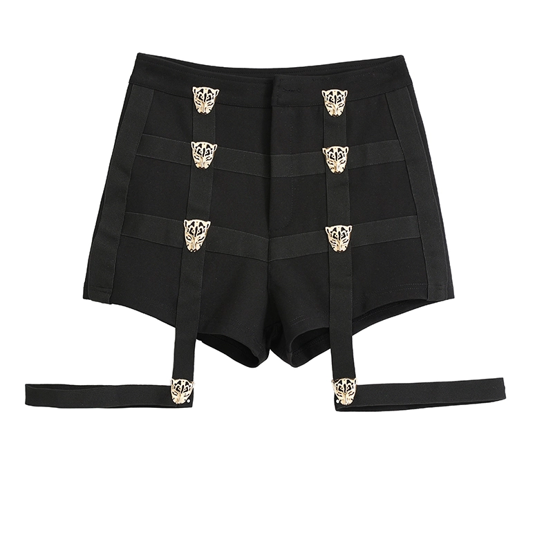パンツ herlipto Chain Boucle Shorts black M 15384102-4265181292245624.jpg