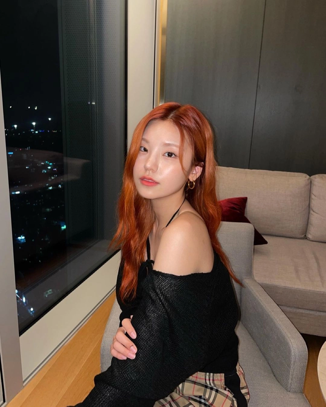 Black Ribbon Cardigan Set | Yeji - ITZY - Fashion Chingu