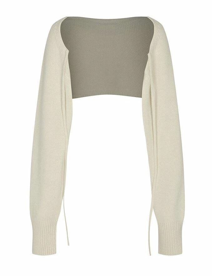 Black Ribbon Cardigan Set | Yeji - ITZY - Fashion Chingu