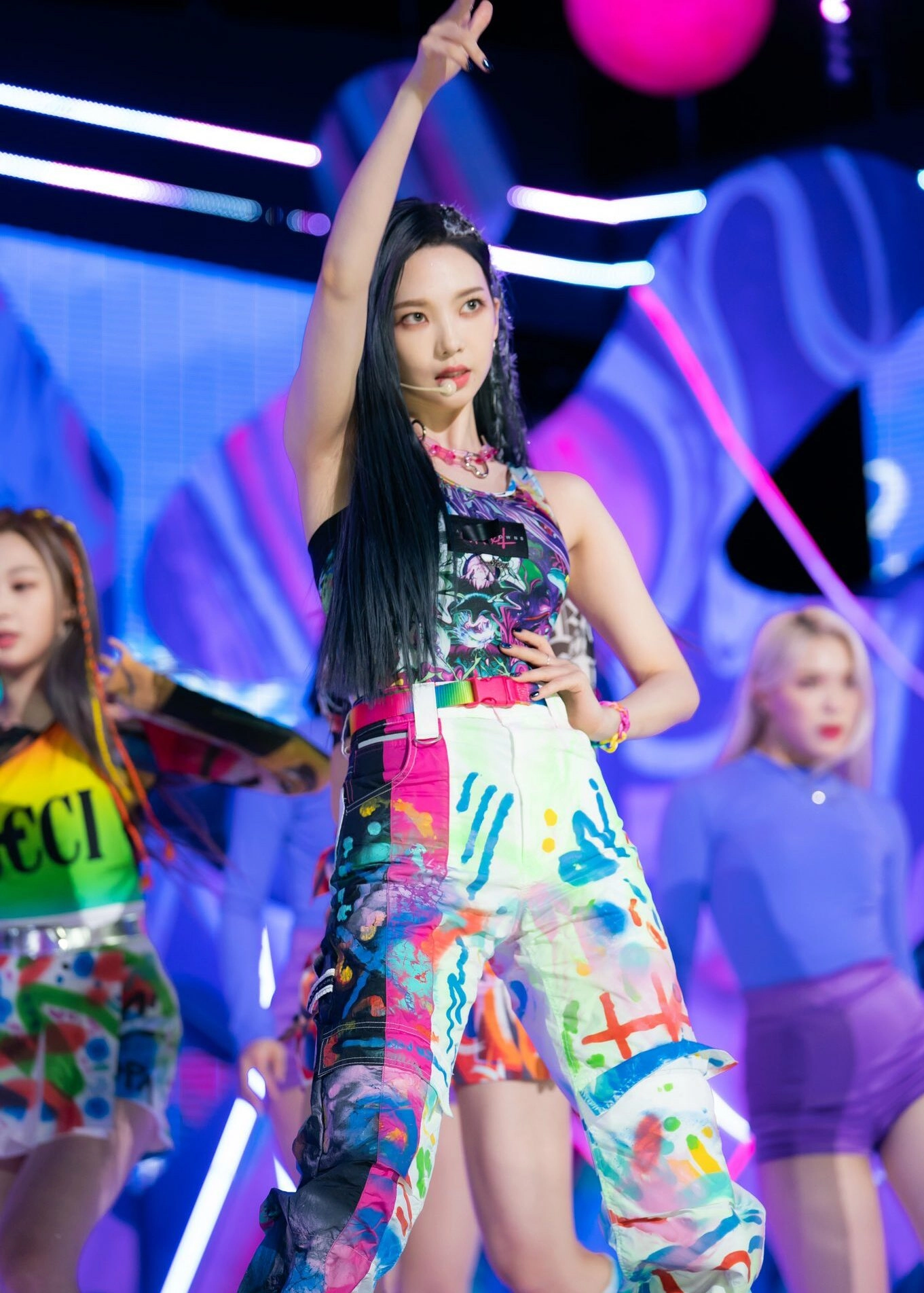 Pink Hearts Chain | Karina - Aespa - Fashion Chingu