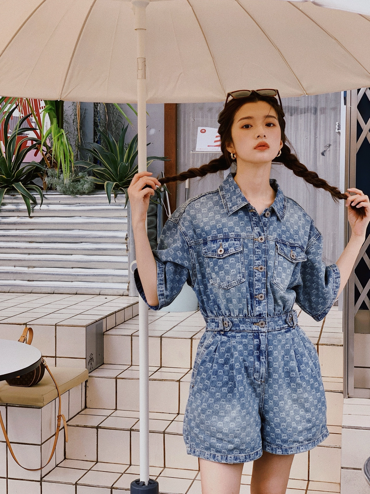 Kittie Denim Jumpsuitファッションノバ Downtown Vibe Denim Jumpsuit - Dark Wash | Fashion Nova