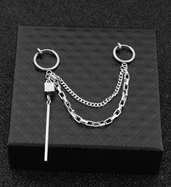 【just LoveR.】Yves Earrings▲BTS愛用 BTS ジミン愛用 ☆just LoveR.☆ Yves Earrings 男女兼用 大人気