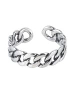Silver Adjustable Chain Ring | Jungkook - BTS - Fashion Chingu