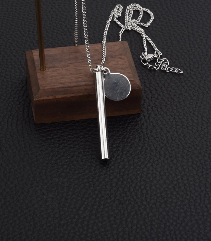 Silver Tube Necklace | Han Seo Jun - True Beauty - Fashion