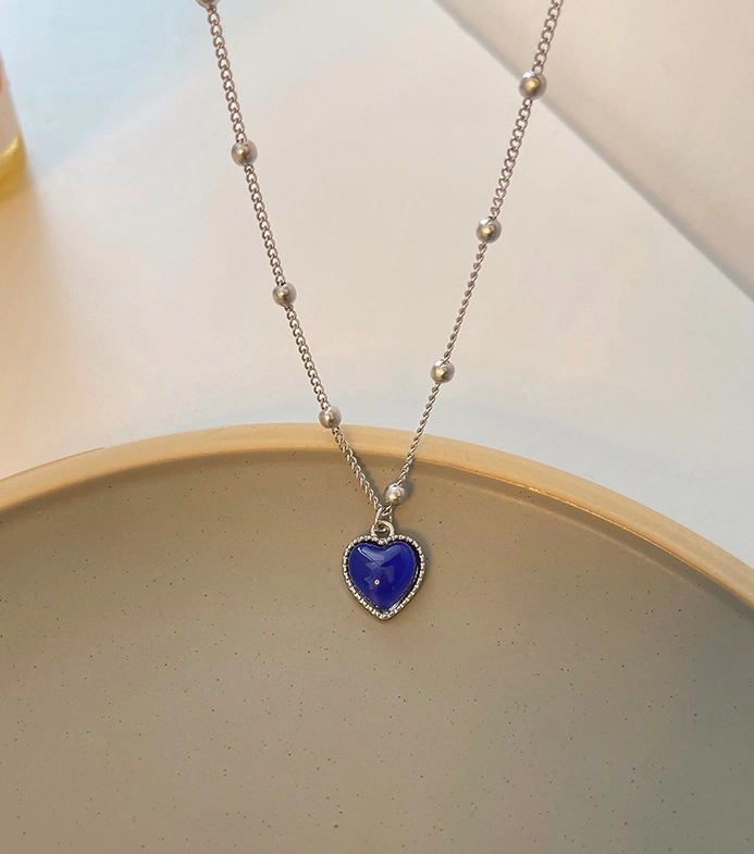 flan☆BTS Vさん着用☆HEART Long Necklace Taehyung's Dynamite Style Heart Shape Necklace – kheartshop