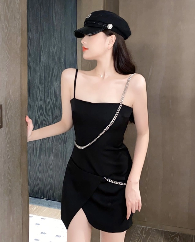 【韓国 Not your rose】Frill mini dress (Black/Pink/Ivory) 韓国 Not your rose】Frill mini dress (Black/Pink/Ivory)