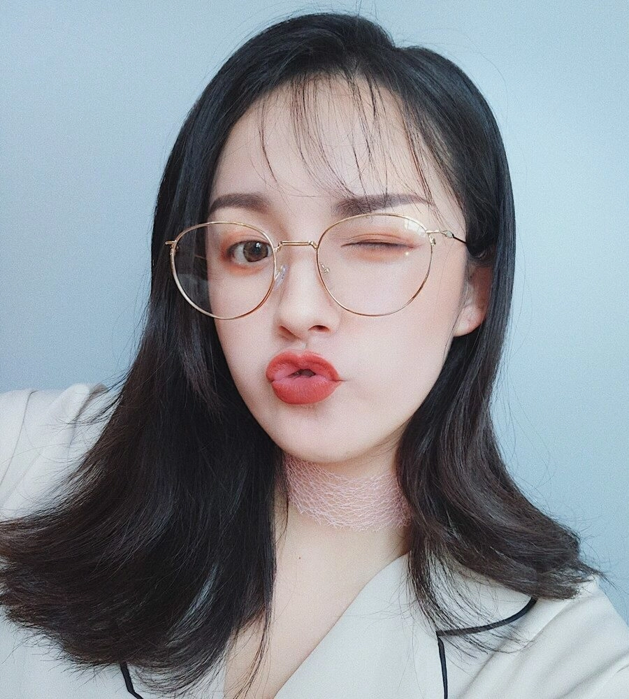 ★ENGBROX★ [silver925][Worn by Red Velvet Wendy] sailor rib Gold Round Glasses | Wendy - Red Velvet - Fashion Chingu