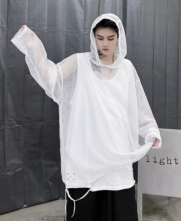 さらに100円引き◆WOOALONG◆Overall Mesh Hoodie 71P89KdLCML.jpg