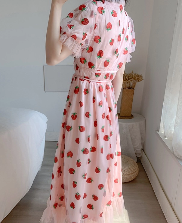 [ZEROPLANET] HARUNA RIBBON PUFF DRESS 2colors 韓国人気 Pink Embellished Off-Shoulder Dress – Kangana Trehan