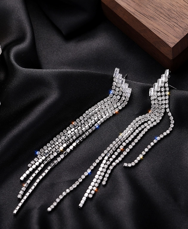 [HAESOOL] TWICEジヒョ着用☆925Silver☆YUE4486 Earrings HAESOO.L