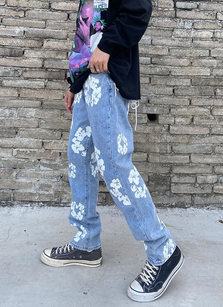 ☆やつはし☆ PLUM FLOWER PRINTED denimパンツ 81bwEA6cpwL._AC_AC_SY350_QL65_.jpg