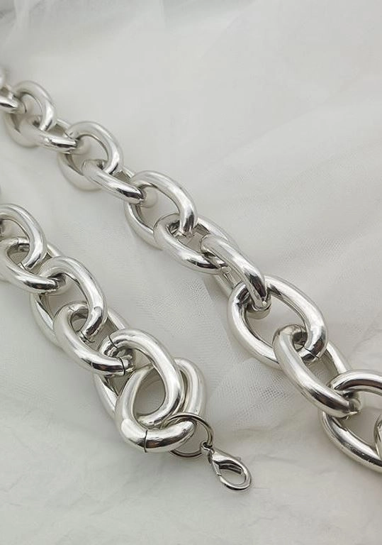 【HEYHORANG】Balan Silver Material Necklace_Silver〜韓国発 VTG Korea 11mm Silver Balls On 36” Chain Necklace | eBay