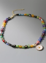 【TWENTYONEAUGUST】SMILEY DAISY NECKLACE▲TXT▲StrayKids着用 🩷💖🩷 dominATE Shizuoka Day 3 #felix #leefelix #skz