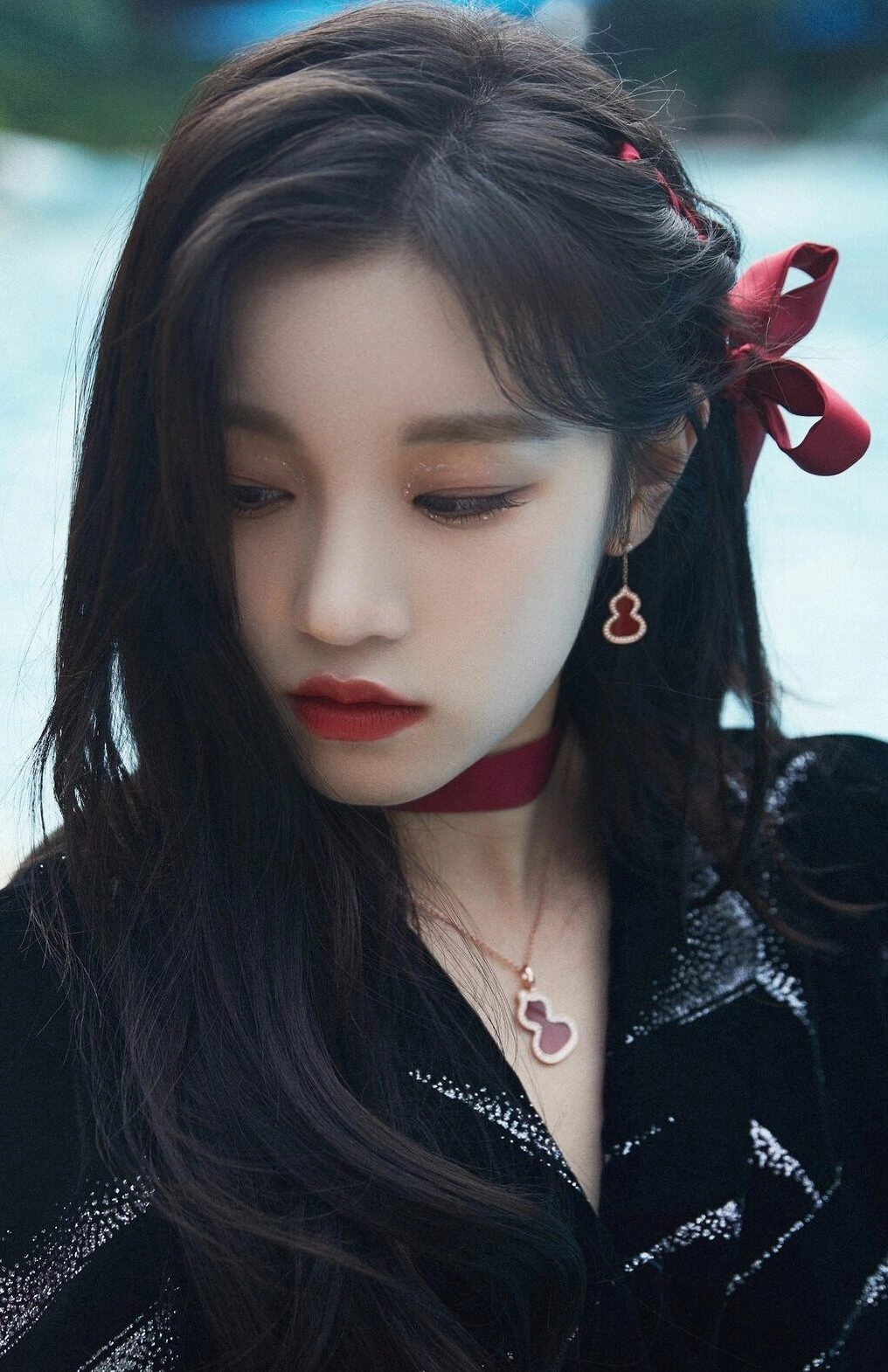 Red Gourd Necklace | Yuqi - (G)I-DLE - Fashion Chingu