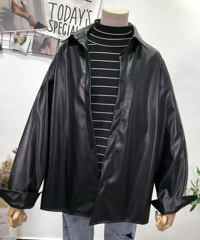 moaohotoro Leather Shirt Jacket☆当日発送☆ moaohotoro
