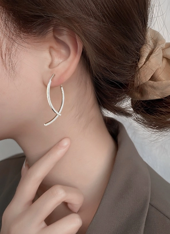 ☆ANGE ODOR☆ SILVER STICK DROP EARRING BTS ジミン 着用 ☆ANGE ODOR☆ BTS ジミン着用 silver stick drop earring (ODOR