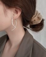 【ANGE ODOR】 silver stick drop earring ★BTS ジミン愛用★ ☆ANGE ODOR☆ SILVER STICK DROP EARRING BTS ジミン 着用