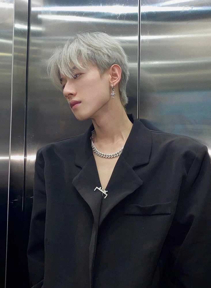 Silver Cross Hoop Earrings | Jimin – BTS - Fashion Chingu