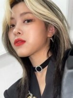 人気 ☆INSTANTFUNK☆REVERSIBLE VELVET CHOKER Black Crystal Velvet Strap Choker | Ryujin - ITZY - Fashion