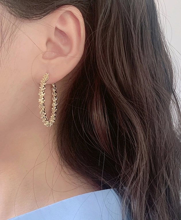 [PRIMAUTE] TWICEダヒョン着用☆Z BEAM RING Earrings NEW K-POP style BLACKPINK ITZY TWICE SUNMI Chubby Volume