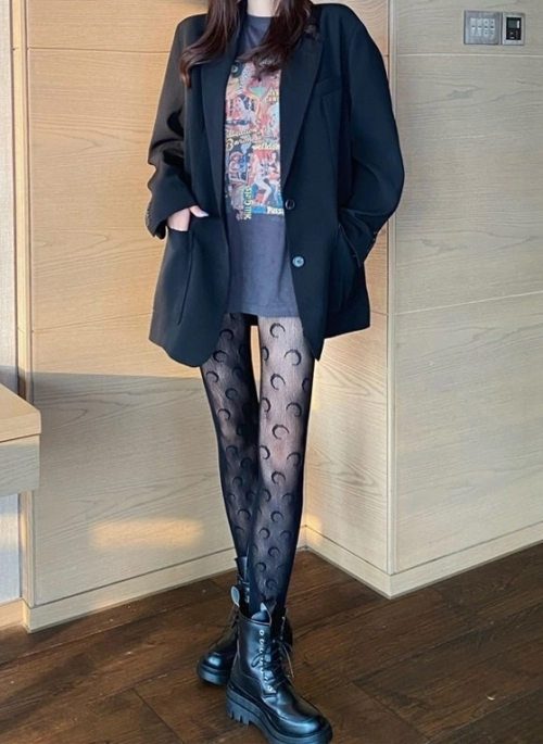 Black Tweed Short Jacket | Wheein - Mamamoo - Fashion Chingu