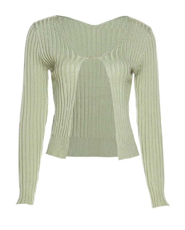 その他 Jennie Cooing Green Open Front Cardigan | Jennie – BlackPink - Fashion Chingu