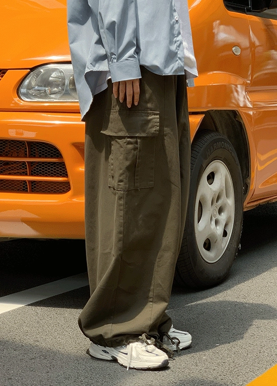Green Oversized Cargo Pants | Taehyung - BTS - Fashion Chingu