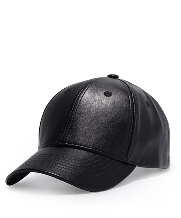 Black Leather Cap | Taeyeon - Girls Generation - Fashion Chingu