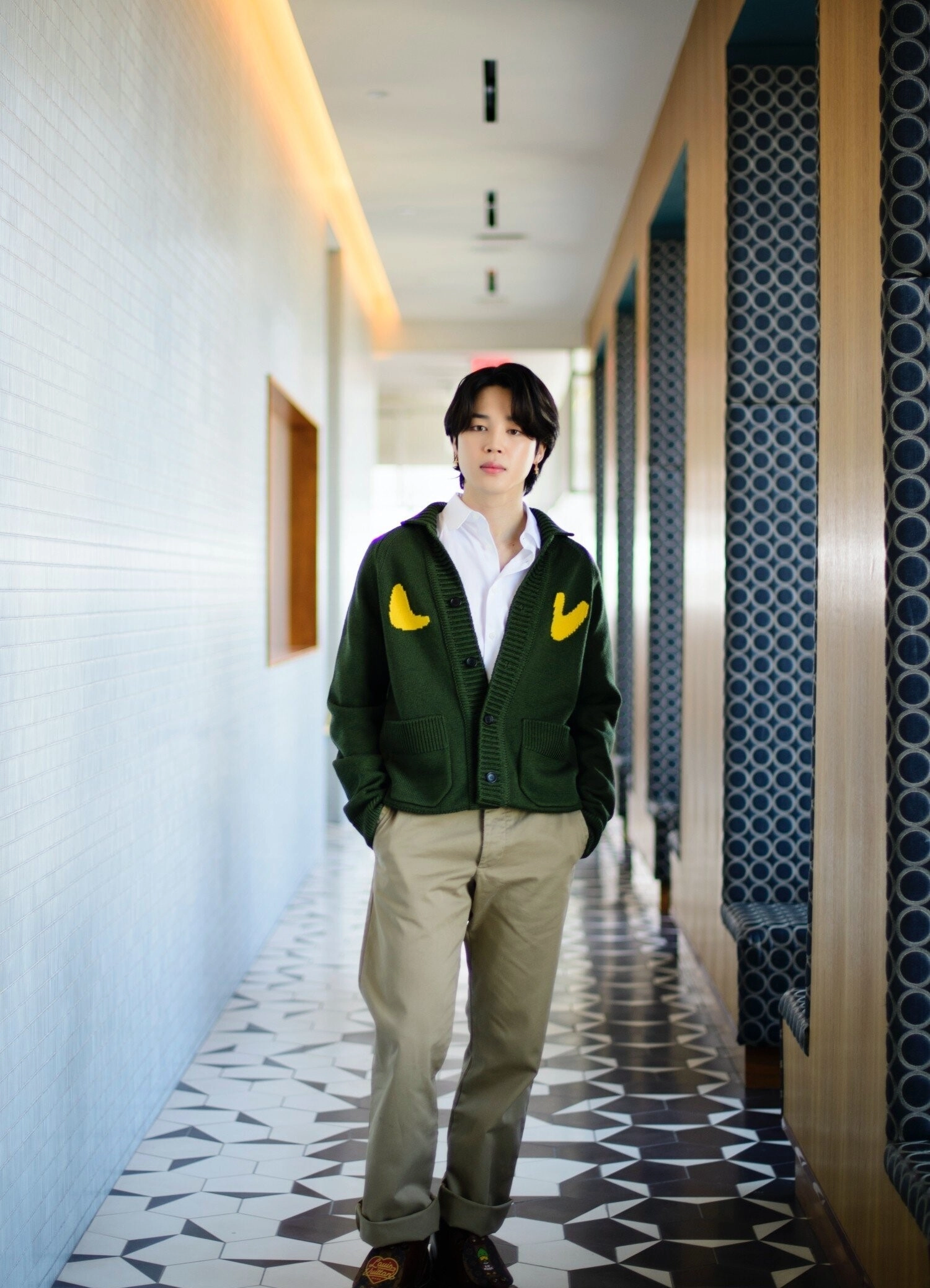 Green Tiger Cardigan | Jimin - BTS - Fashion Chingu