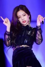Black Top with Lace and Skirt Set | Jennie - Blackpink