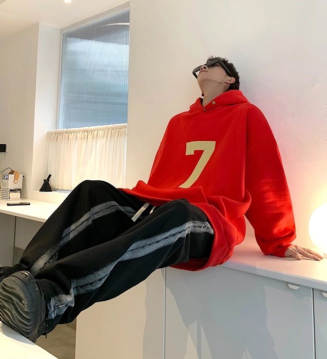 Red 7 Hoodie | RM - BTS - Fashion Chingu