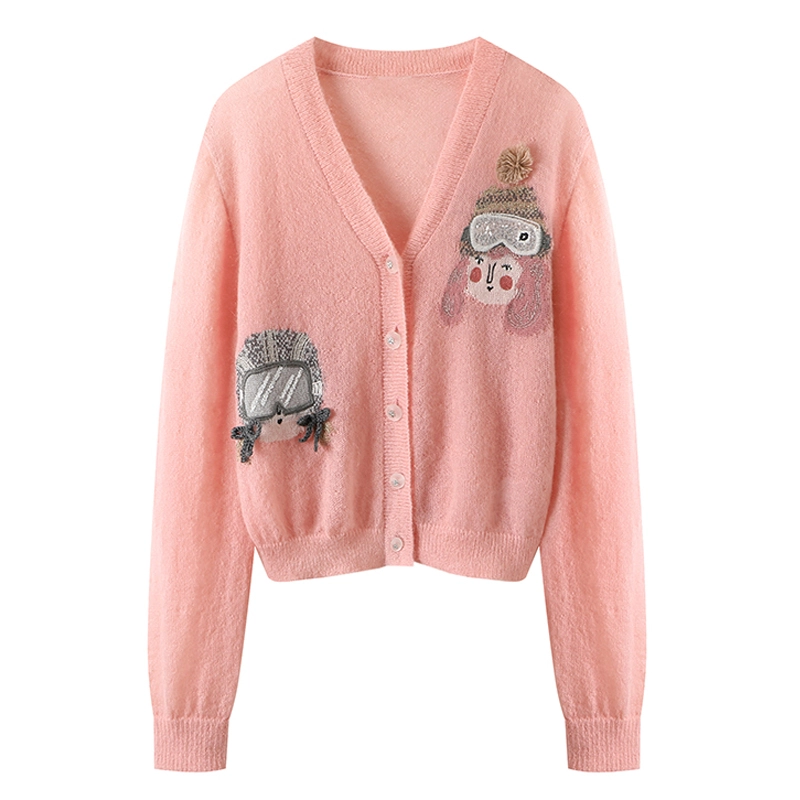 【HI FI FNK】Bichon Cardigan bonton lilet cardigan fucsia – kodomo