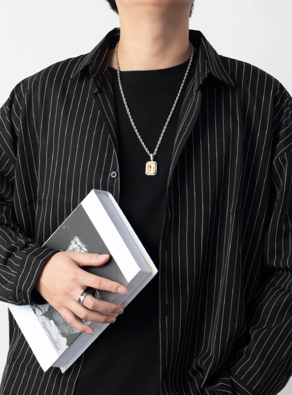 Blue Neon Diamond Necklace | Jisung - NCT - Fashion Chingu
