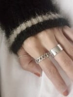 ★BTS ジョングク 着用★ONE ENOUGH★Fore Chain Ring Fore Chain Ring [oneenough]正規品 BTS ジョングク Butter