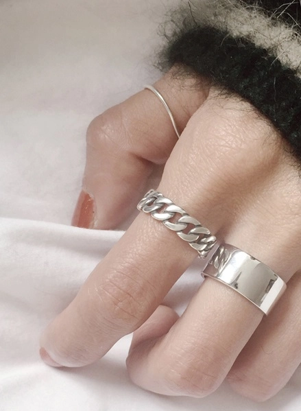 ★BTS ジョングク 着用★ONE ENOUGH★Fore Chain Ring fit=scale-down,w=1200