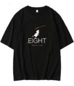 White “Eight” Flying Girl T-Shirt | IU - Fashion Chingu