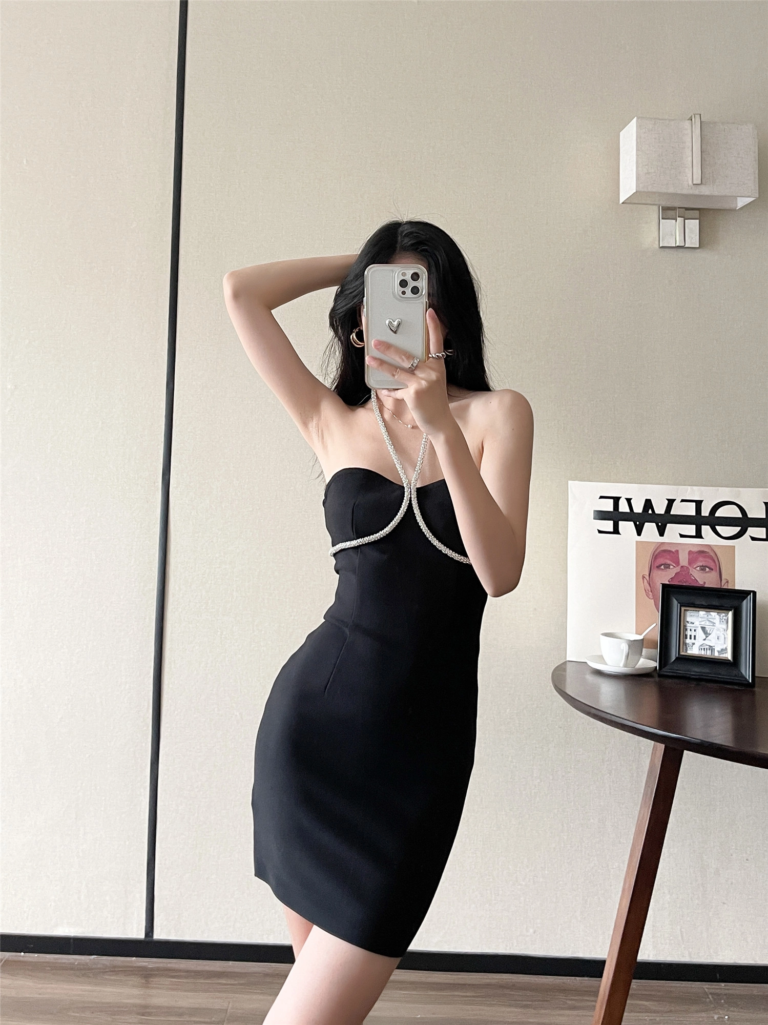 ワンピース ETMON Bustier Set Dress, Black For Love & Lemons X REVOLVE Bustier Gown in Black | REVOLVE