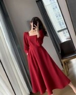 ワンピース REDEMPTION LONG DRESS LONG SLEEVES (25SSRAL091TV040 999) REDEMPTION LONG DRESS LONG SLEEVES (25SSRAL091TV040 999