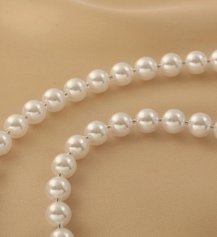White Pearl Bow Necklace | Seulgi - Red Velvet - Fashion Chingu
