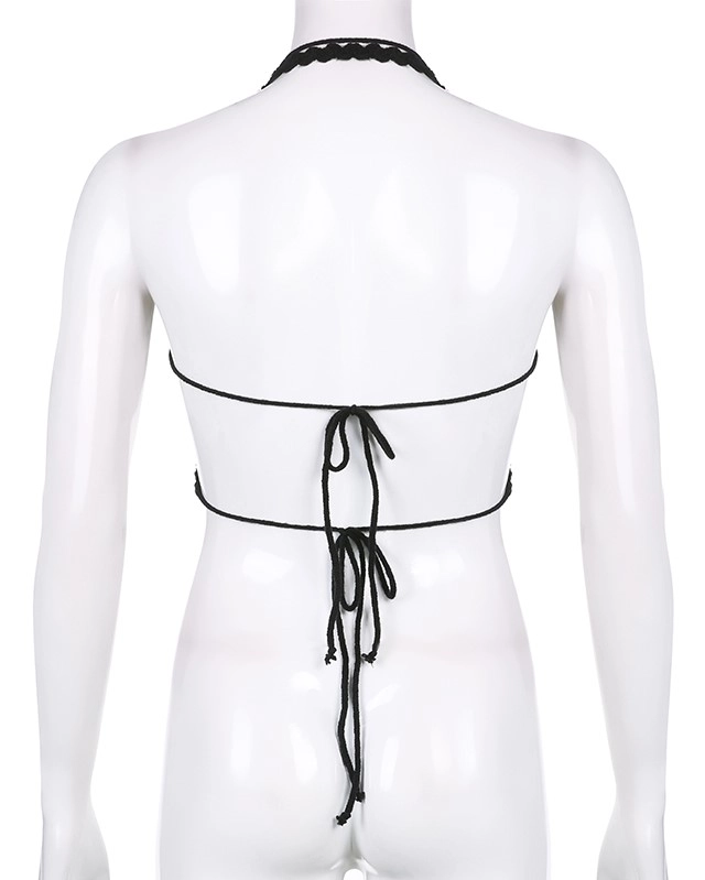★SCULPTOR★ Drape Backless Halter Top Coquette White SC24S2 MUSINSA | SCULPTOR Drape Backless Halter Top Coquette White