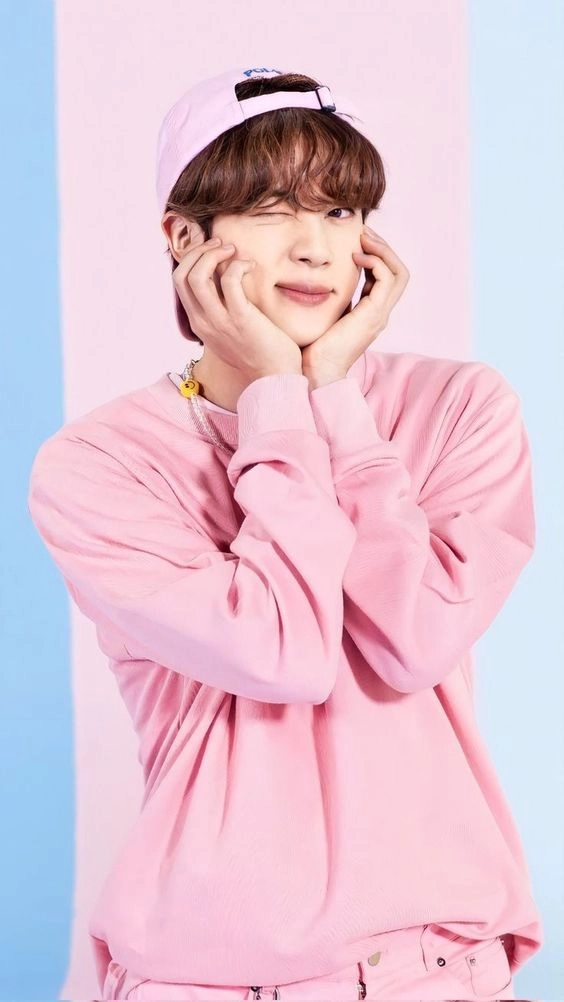 BTS Jin Team Kim Seokjin 長袖Tシャツ・L・ピンク・新品 BTS Jin Team Kim Seokjin 長袖Tシャツ・XLピンク・新品