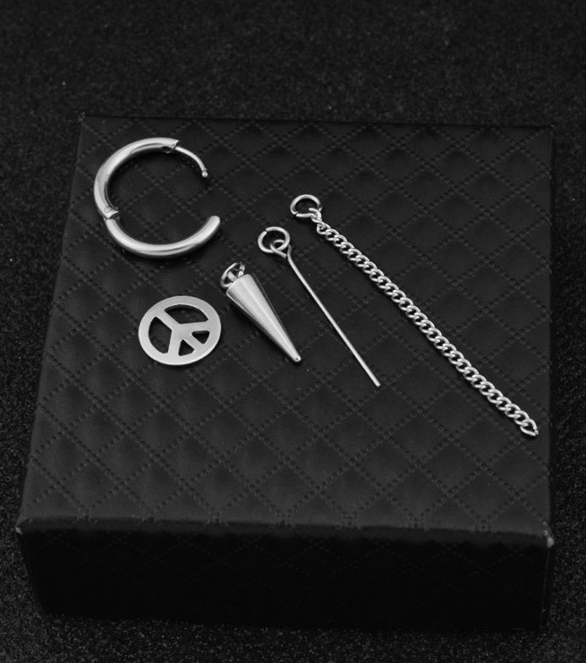 K-POP・アジア BTS DALMAJUNG]EARRINGS (silver) BTS 2022 DALMAJUNG Earrings (Silver) – KPOP2U_Unnie