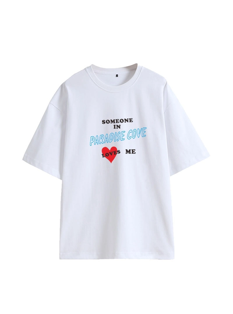 THE MUSEUM VISITOR★韓国★SMILE LOVE PRINTED T-SHIRTS THE MUSEUM VISITOR