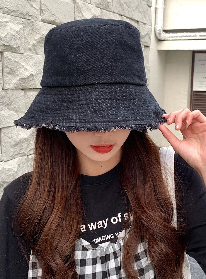 Black Denim Bucket Hat | Jimin - BTS - Fashion Chingu