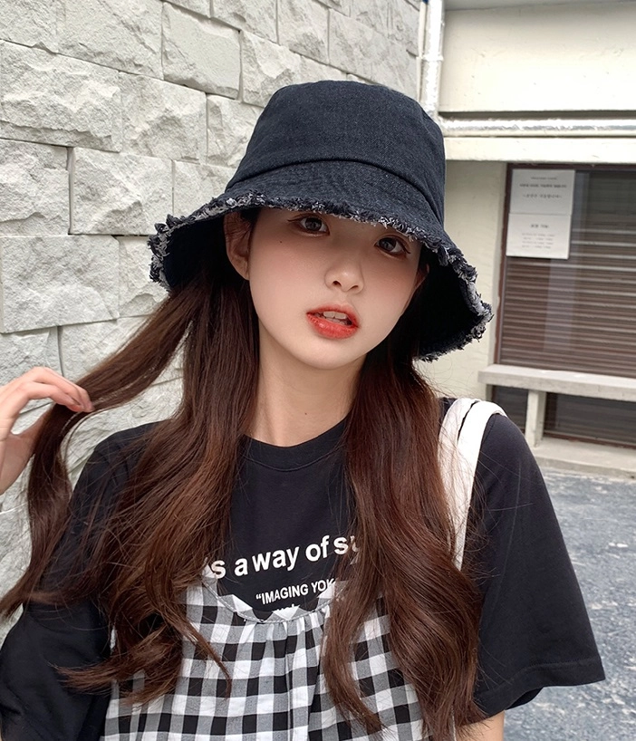Black Denim Bucket Hat | Jimin - BTS - Fashion Chingu