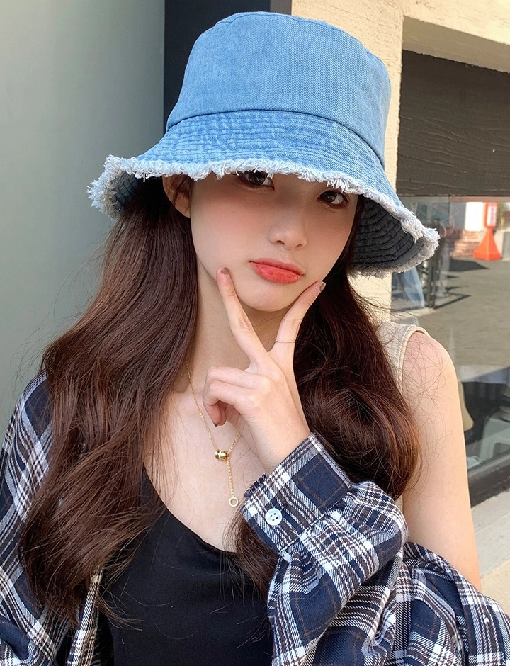 Black Denim Bucket Hat | Jimin - BTS - Fashion Chingu