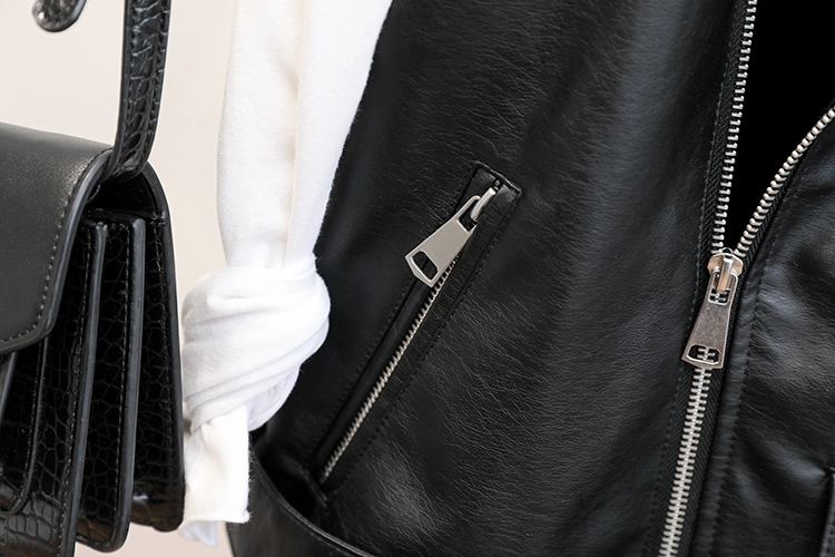 Black Synthetic Leather Vest | Ni-ki - Enhypen - Fashion Chingu
